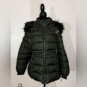 BRAND NEW Madden Girl Black Puffer Coat
